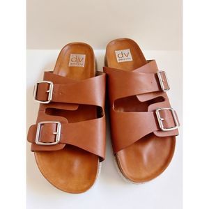 DV by Dolce Vita Cartier Tan Platform Sandals 10